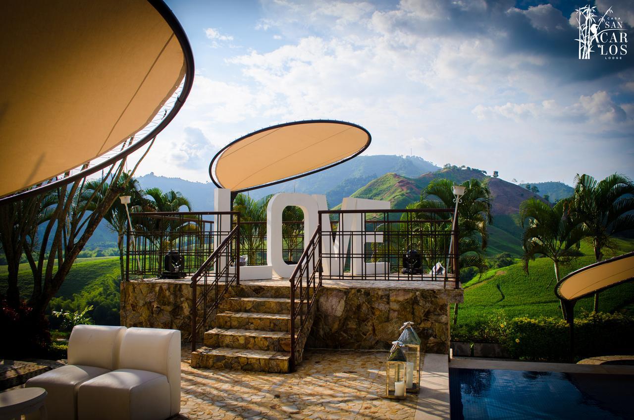 Hotel Casa San Carlos Lodge Pereira Combia Baja Екстериор снимка